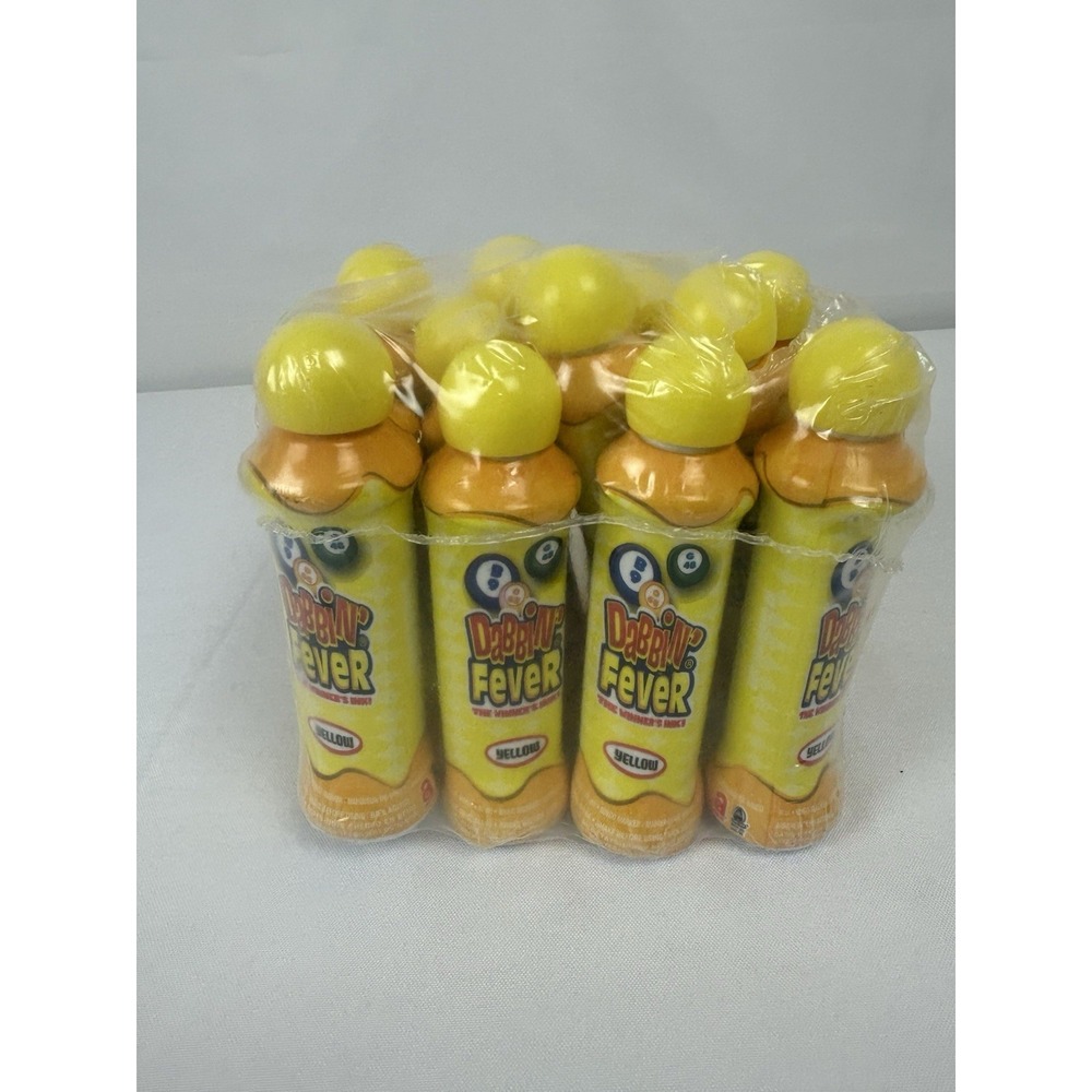 Bingo Dabbin' Fever The Winner's Ink Yellow One Dozen 12 Pack Set